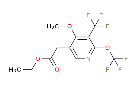 AM149374 | 1804477-92-6 | Ethyl 4-methoxy-2-(trifluoromethoxy)-3-(trifluoromethyl)pyridine-5-acetate