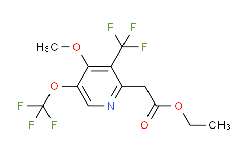 AM149379 | 1804682-77-6 | Ethyl 4-methoxy-5-(trifluoromethoxy)-3-(trifluoromethyl)pyridine-2-acetate