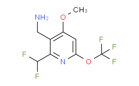 AM149389 | 1806753-50-3 | 3-(Aminomethyl)-2-(difluoromethyl)-4-methoxy-6-(trifluoromethoxy)pyridine