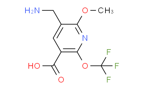 3-(Aminomethyl)-2-methoxy-6-(trifluoromethoxy)pyridine-5-carboxylic acid