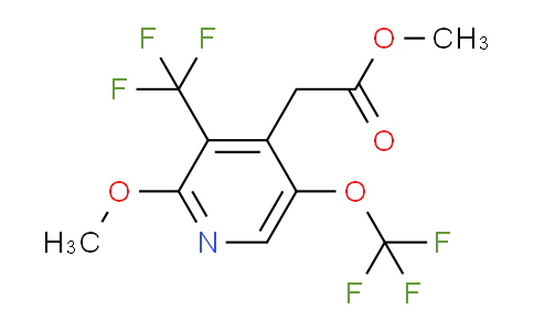 Methyl 2-methoxy-5-(trifluoromethoxy)-3-(trifluoromethyl)pyridine-4-acetate