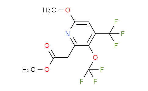 AM149400 | 1804947-93-0 | Methyl 6-methoxy-3-(trifluoromethoxy)-4-(trifluoromethyl)pyridine-2-acetate