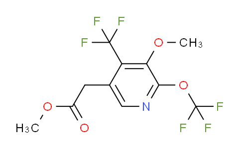 AM149405 | 1805103-09-6 | Methyl 3-methoxy-2-(trifluoromethoxy)-4-(trifluoromethyl)pyridine-5-acetate