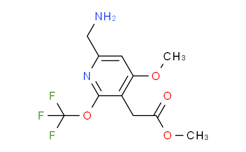 AM149463 | 1805916-20-4 | Methyl 6-(aminomethyl)-4-methoxy-2-(trifluoromethoxy)pyridine-3-acetate