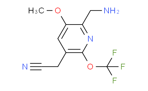 AM149473 | 1806262-32-7 | 2-(Aminomethyl)-3-methoxy-6-(trifluoromethoxy)pyridine-5-acetonitrile