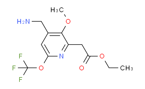 AM149488 | 1804920-36-2 | Ethyl 4-(aminomethyl)-3-methoxy-6-(trifluoromethoxy)pyridine-2-acetate