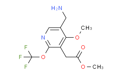 AM149490 | 1805020-78-3 | Methyl 5-(aminomethyl)-4-methoxy-2-(trifluoromethoxy)pyridine-3-acetate