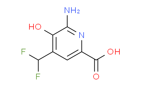 AM14950 | 1805133-40-7 | 2-Amino-4-(difluoromethyl)-3-hydroxypyridine-6-carboxylic acid