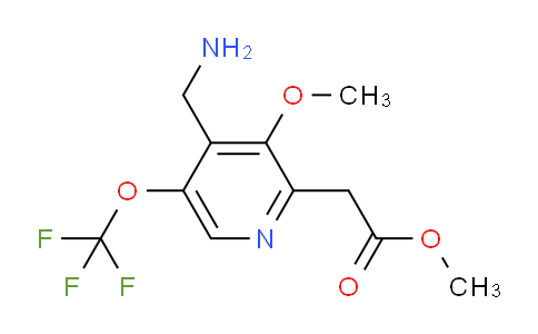 AM149511 | 1805020-92-1 | Methyl 4-(aminomethyl)-3-methoxy-5-(trifluoromethoxy)pyridine-2-acetate