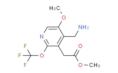 AM149513 | 1805147-32-3 | Methyl 4-(aminomethyl)-5-methoxy-2-(trifluoromethoxy)pyridine-3-acetate