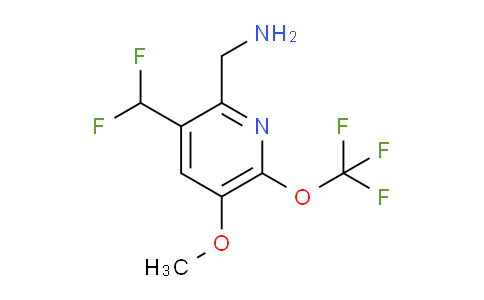 AM149521 | 1805111-69-6 | 2-(Aminomethyl)-3-(difluoromethyl)-5-methoxy-6-(trifluoromethoxy)pyridine