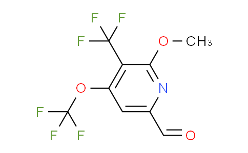 AM149528 | 1805100-77-9 | 2-Methoxy-4-(trifluoromethoxy)-3-(trifluoromethyl)pyridine-6-carboxaldehyde