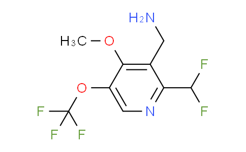 AM149532 | 1805017-62-2 | 3-(Aminomethyl)-2-(difluoromethyl)-4-methoxy-5-(trifluoromethoxy)pyridine