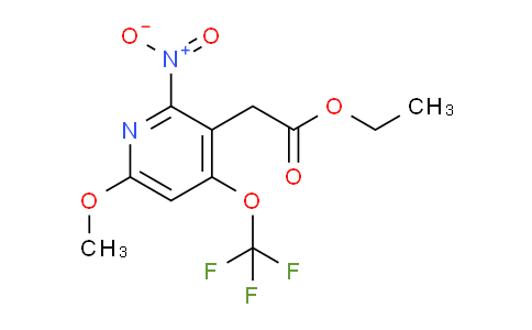 Ethyl 6-methoxy-2-nitro-4-(trifluoromethoxy)pyridine-3-acetate