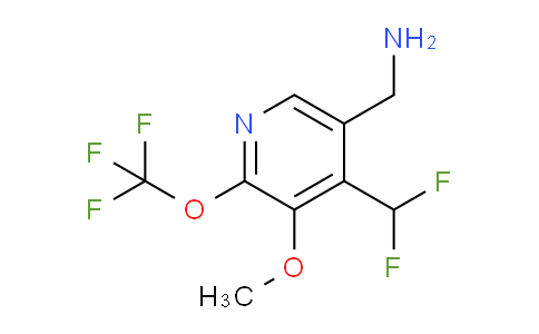 5-(Aminomethyl)-4-(difluoromethyl)-3-methoxy-2-(trifluoromethoxy)pyridine