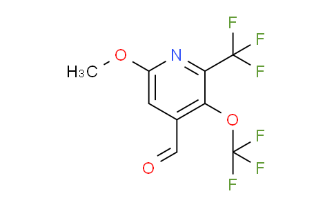 6-Methoxy-3-(trifluoromethoxy)-2-(trifluoromethyl)pyridine-4-carboxaldehyde