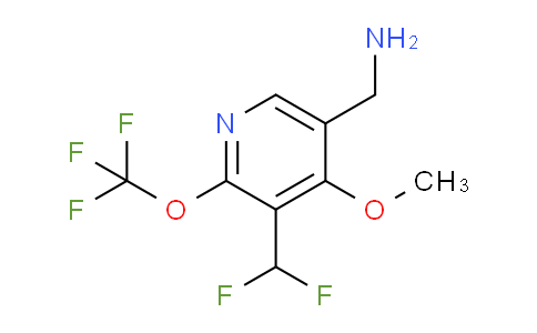 5-(Aminomethyl)-3-(difluoromethyl)-4-methoxy-2-(trifluoromethoxy)pyridine