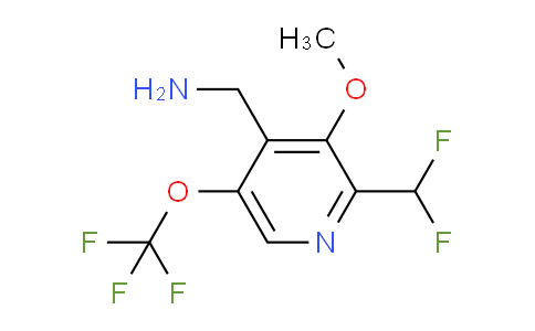 AM149544 | 1806753-70-7 | 4-(Aminomethyl)-2-(difluoromethyl)-3-methoxy-5-(trifluoromethoxy)pyridine