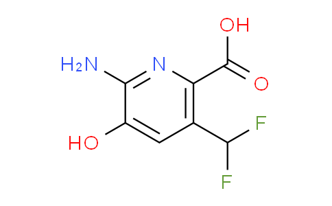 AM14956 | 1805328-17-9 | 2-Amino-5-(difluoromethyl)-3-hydroxypyridine-6-carboxylic acid