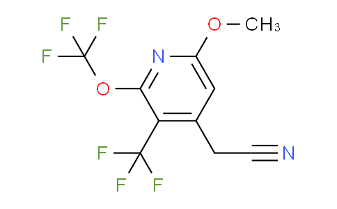 6-Methoxy-2-(trifluoromethoxy)-3-(trifluoromethyl)pyridine-4-acetonitrile