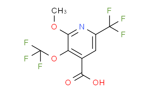 2-Methoxy-3-(trifluoromethoxy)-6-(trifluoromethyl)pyridine-4-carboxylic acid