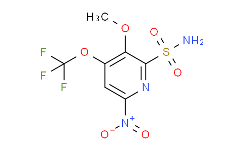 3-Methoxy-6-nitro-4-(trifluoromethoxy)pyridine-2-sulfonamide