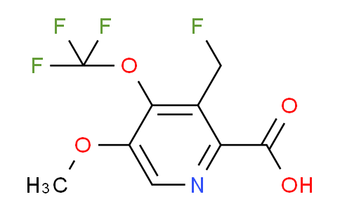 AM149574 | 1806756-17-1 | 3-(Fluoromethyl)-5-methoxy-4-(trifluoromethoxy)pyridine-2-carboxylic acid