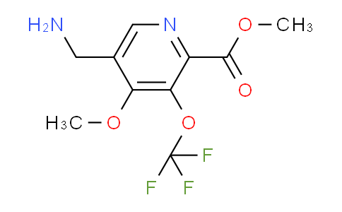 Methyl 5-(aminomethyl)-4-methoxy-3-(trifluoromethoxy)pyridine-2-carboxylate