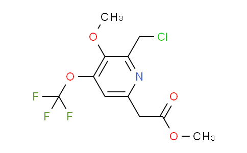 AM149612 | 1806754-62-0 | Methyl 2-(chloromethyl)-3-methoxy-4-(trifluoromethoxy)pyridine-6-acetate