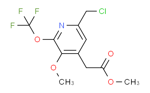 Methyl 6-(chloromethyl)-3-methoxy-2-(trifluoromethoxy)pyridine-4-acetate