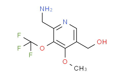 2-(Aminomethyl)-4-methoxy-3-(trifluoromethoxy)pyridine-5-methanol