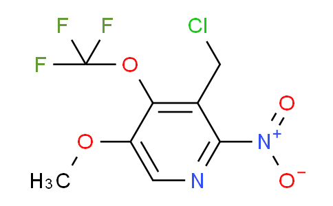 3-(Chloromethyl)-5-methoxy-2-nitro-4-(trifluoromethoxy)pyridine