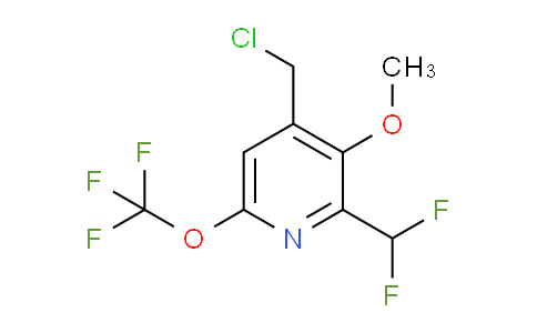 AM149648 | 1805918-57-3 | 4-(Chloromethyl)-2-(difluoromethyl)-3-methoxy-6-(trifluoromethoxy)pyridine