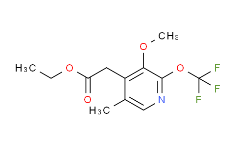 AM149663 | 1804644-65-2 | Ethyl 3-methoxy-5-methyl-2-(trifluoromethoxy)pyridine-4-acetate