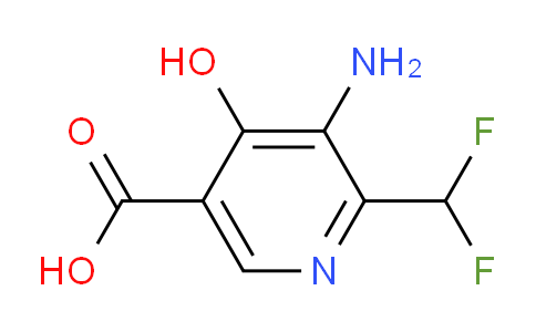 AM14967 | 1805133-88-3 | 3-Amino-2-(difluoromethyl)-4-hydroxypyridine-5-carboxylic acid