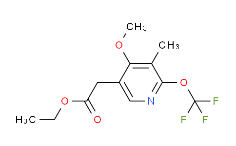 AM149674 | 1804644-90-3 | Ethyl 4-methoxy-3-methyl-2-(trifluoromethoxy)pyridine-5-acetate