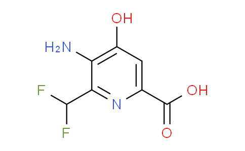 AM14968 | 1805082-51-2 | 3-Amino-2-(difluoromethyl)-4-hydroxypyridine-6-carboxylic acid