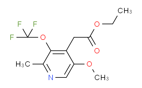 AM149680 | 1805116-57-7 | Ethyl 5-methoxy-2-methyl-3-(trifluoromethoxy)pyridine-4-acetate