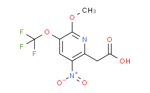 2-Methoxy-5-nitro-3-(trifluoromethoxy)pyridine-6-acetic acid