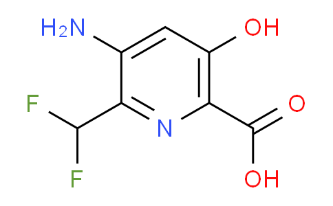 AM14970 | 1805209-17-9 | 3-Amino-2-(difluoromethyl)-5-hydroxypyridine-6-carboxylic acid