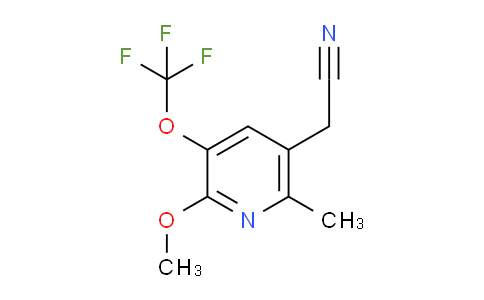 2-Methoxy-6-methyl-3-(trifluoromethoxy)pyridine-5-acetonitrile