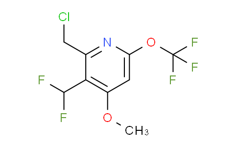 2-(Chloromethyl)-3-(difluoromethyl)-4-methoxy-6-(trifluoromethoxy)pyridine
