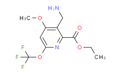 AM149712 | 1805019-58-2 | Ethyl 3-(aminomethyl)-4-methoxy-6-(trifluoromethoxy)pyridine-2-carboxylate