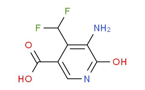 AM14973 | 1805209-25-9 | 3-Amino-4-(difluoromethyl)-2-hydroxypyridine-5-carboxylic acid