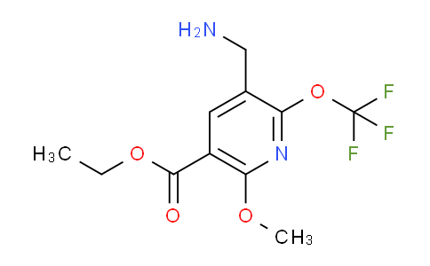 AM149733 | 1804355-56-3 | Ethyl 3-(aminomethyl)-6-methoxy-2-(trifluoromethoxy)pyridine-5-carboxylate