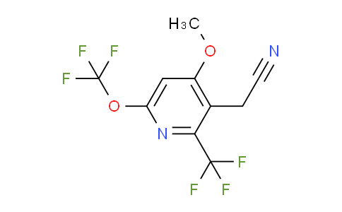 AM149734 | 1805071-15-1 | 4-Methoxy-6-(trifluoromethoxy)-2-(trifluoromethyl)pyridine-3-acetonitrile