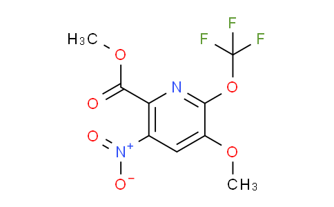 Methyl 3-methoxy-5-nitro-2-(trifluoromethoxy)pyridine-6-carboxylate