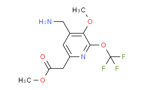 AM149769 | 1806764-54-4 | Methyl 4-(aminomethyl)-3-methoxy-2-(trifluoromethoxy)pyridine-6-acetate