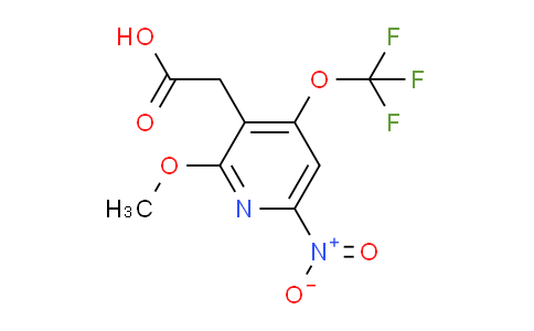 2-Methoxy-6-nitro-4-(trifluoromethoxy)pyridine-3-acetic acid