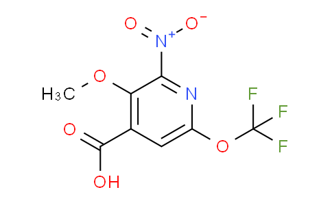 3-Methoxy-2-nitro-6-(trifluoromethoxy)pyridine-4-carboxylic acid